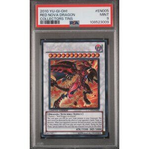 RED NOVA DRAGON COLLECTORS TINS 2010 YU-GI-OH! #EN005 MINT 9